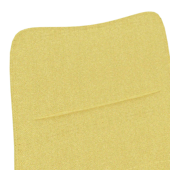Fotoliu, galben muștar, material textil WALTI