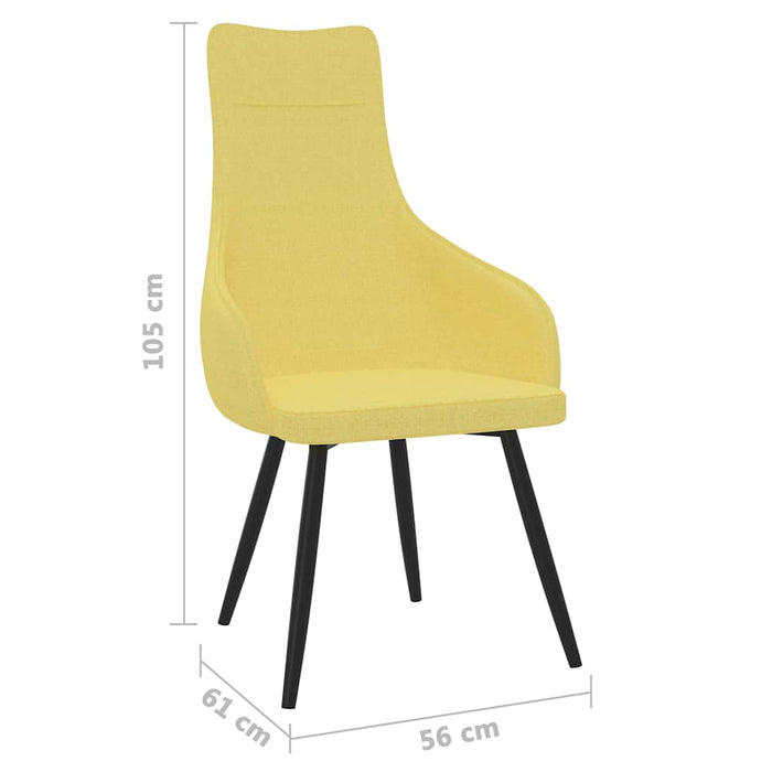 Fotoliu, galben muștar, material textil WALTI