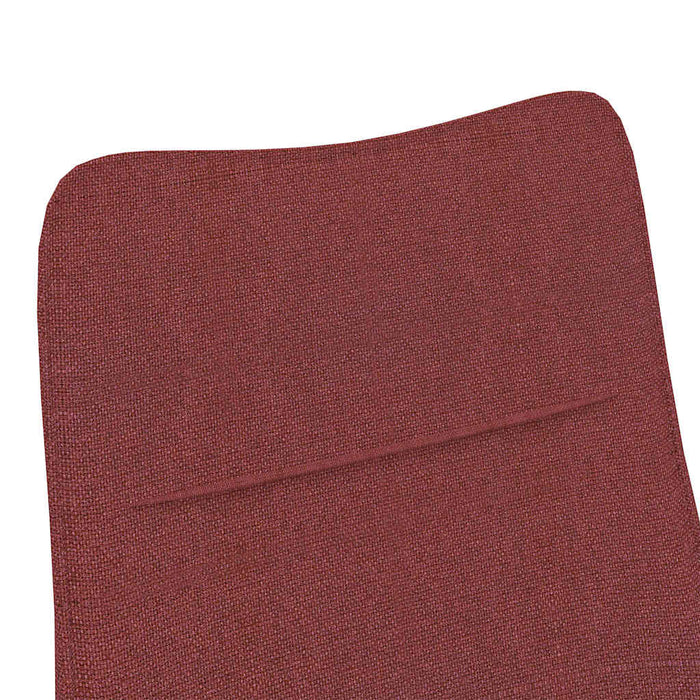Fotoliu, roșu vin, material textil WALTI
