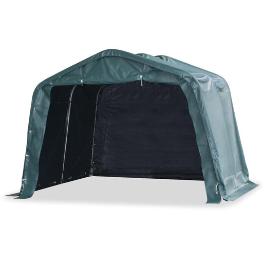 Cort de animale detașabil verde închis 3,3x3,2m PVC 550g/m² - WALTI WALTI