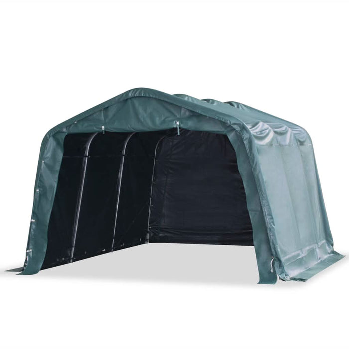 Cort de animale detașabil verde închis 3,3x4,8m PVC 550g/m² - WALTI WALTI