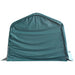 Cort mobil pentru animale verde închis 3,3x6,4m PVC 550g/m² - WALTI WALTI