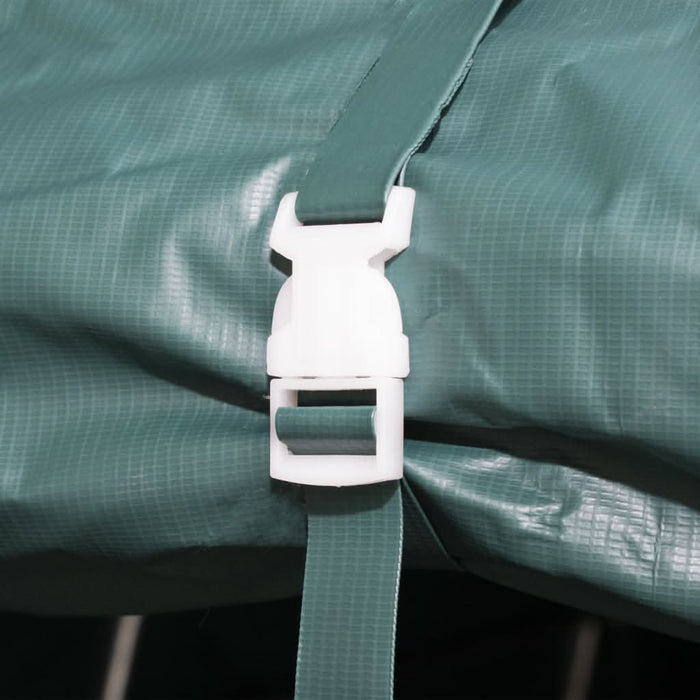 Cort mobil pentru animale verde închis 3,3x16 m PVC 550 g/m² - WALTI WALTI