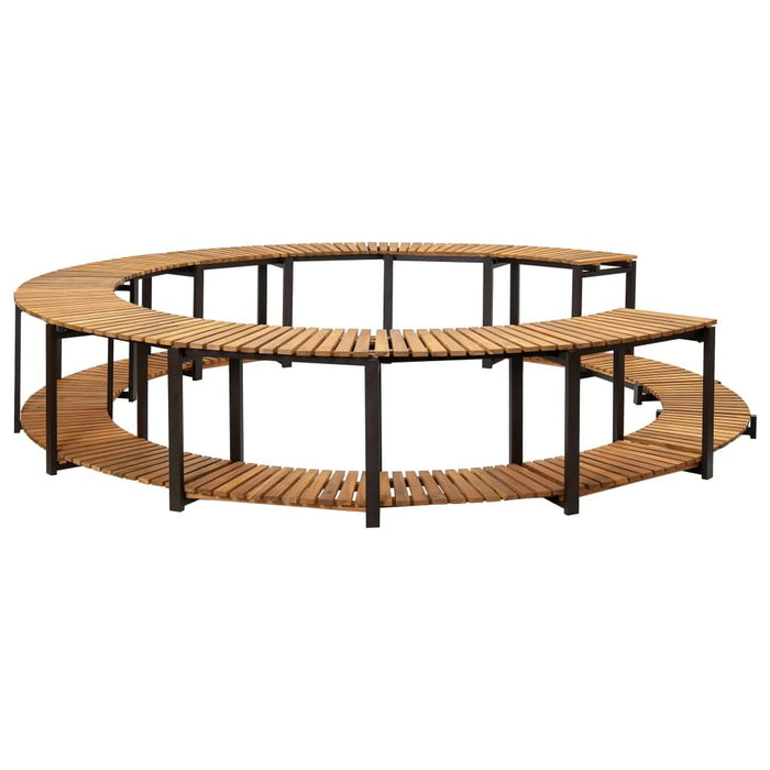 Mobilier de împrejmuire spa, 273x53 cm, lemn masiv de acacia - WALTI WALTI