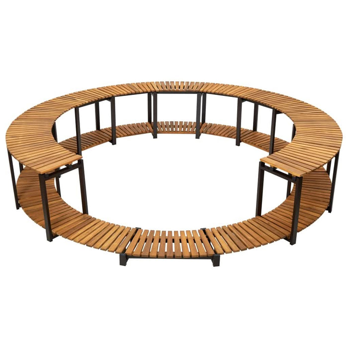 Mobilier de împrejmuire spa, 273x53 cm, lemn masiv de acacia - WALTI WALTI