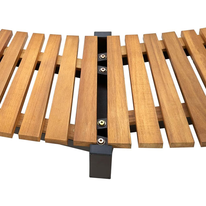 Mobilier de împrejmuire spa, 273x53 cm, lemn masiv de acacia - WALTI WALTI