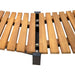 Mobilier de împrejmuire spa, 273x53 cm, lemn masiv de acacia - WALTI WALTI