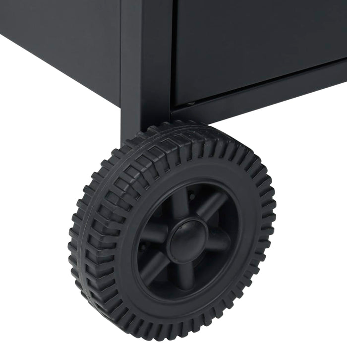 Grătar pe gaz, 4+1 zone de gătit, negru, oțel - WALTI WALTI