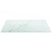 Blat masă alb 30x30 cm 6 mm sticlă securizată design marmură - WALTI WALTI