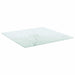 Blat masă alb 40x40 cm 6 mm sticlă securizată design marmură - WALTI WALTI