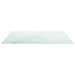 Blat masă alb 60x60cm 6mm sticlă securizată, design de marmură - WALTI WALTI