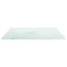 Blat masă alb 70x70 cm 6 mm sticlă securizată design marmură - WALTI WALTI