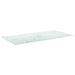 Blat masă alb 100x50 cm 6 mm sticlă securizată design marmură - WALTI WALTI