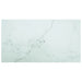 Blat masă alb 120x65cm 8mm sticlă securizată, design de marmură - WALTI WALTI