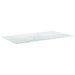 Blat masă alb 120x65cm 8mm sticlă securizată, design de marmură - WALTI WALTI