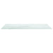Blat masă alb 120x65cm 8mm sticlă securizată, design de marmură - WALTI WALTI