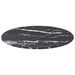 Blat masă negru Ø40x0,8 cm, sticlă securizată cu design marmură - WALTI WALTI