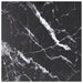Blat masă negru 40x40 cm 6 mm sticlă securizată design marmură - WALTI WALTI