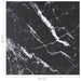 Blat masă negru 60x60cm 6mm sticlă securizată design de marmură - WALTI WALTI
