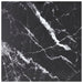 Blat masă negru 70x70 cm 6 mm sticlă securizată design marmură - WALTI WALTI