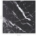 Blat masă negru 70x70 cm 6 mm sticlă securizată design marmură - WALTI WALTI