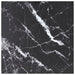Blat masă negru 80x80 cm 6 mm sticlă securizată design marmură - WALTI WALTI