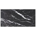 Blat masă negru 100x50 cm 6 mm sticlă securizată design marmură - WALTI WALTI