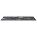 Blat masă negru 100x50 cm 6 mm sticlă securizată design marmură - WALTI WALTI