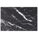 Blat masă negru 100x62 cm 8mm sticlă securizată design marmură - WALTI WALTI
