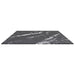 Blat masă negru 120x65 cm 8mm sticlă securizată design marmură - WALTI WALTI