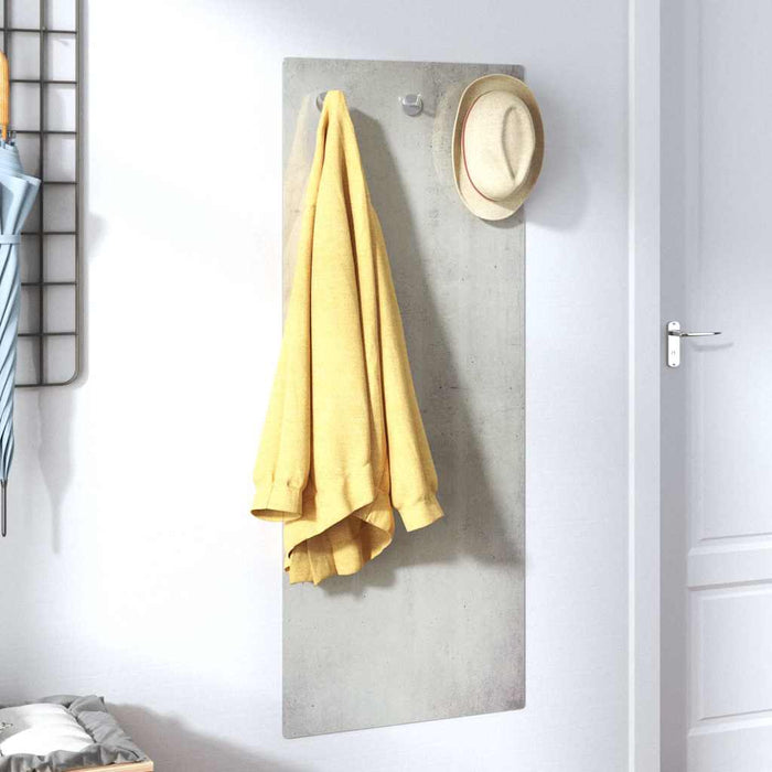 Cuier de perete 125x50 cm, perete piatră din sticlă securizată WALTI