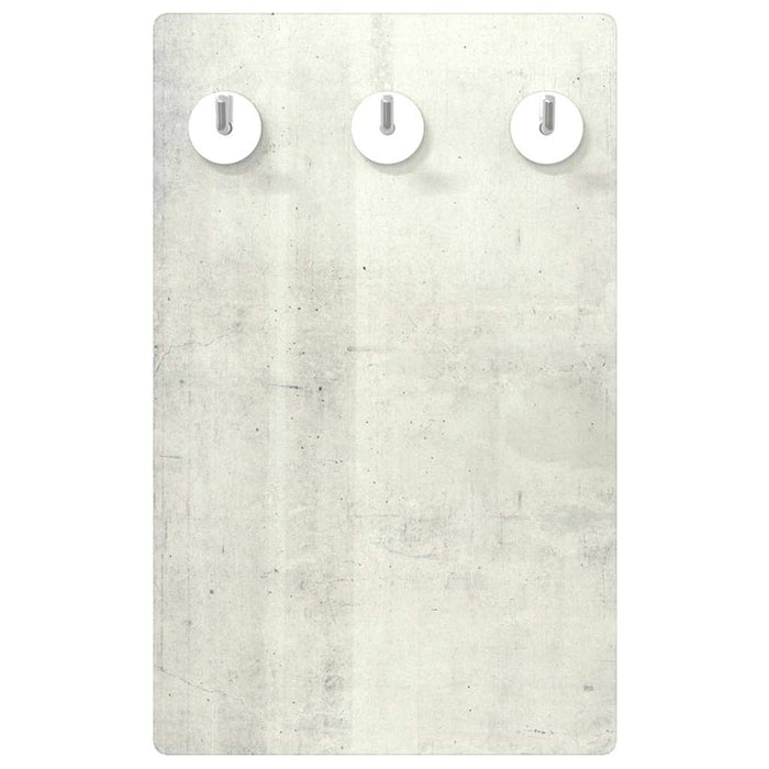 Cuier de perete 40x25 cm sticlă securizată tip perete de piatră WALTI