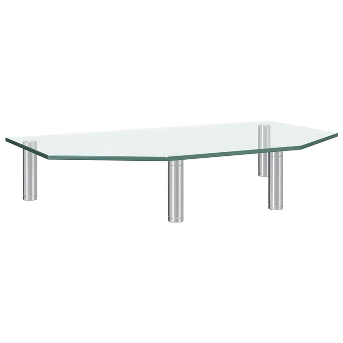 Suport de monitor, 45x26x8,6 cm, transparent, sticlă WALTI