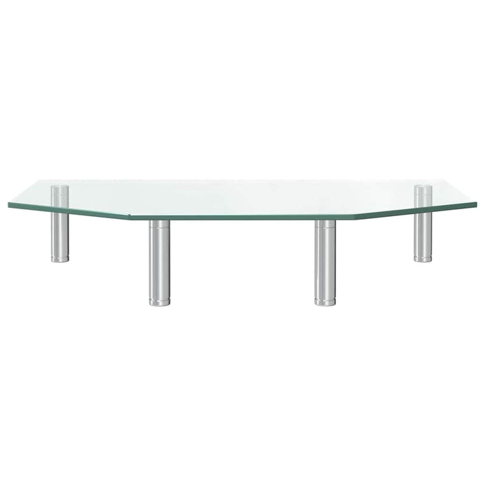 Suport de monitor, 45x26x8,6 cm, transparent, sticlă WALTI
