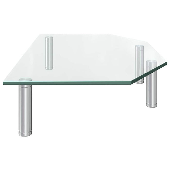 Suport de monitor, 45x26x8,6 cm, transparent, sticlă WALTI