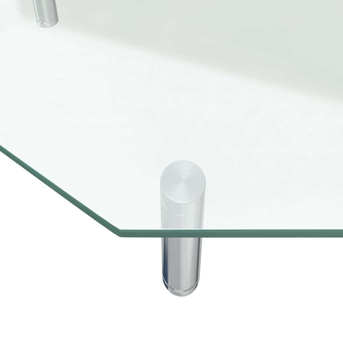 Suport de monitor, 45x26x8,6 cm, transparent, sticlă WALTI