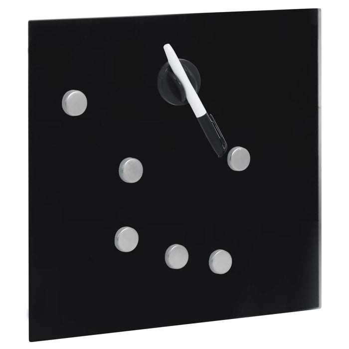 Casetă pentru chei cu tablă magnetică, negru, 35 x 35 x 4 cm WALTI