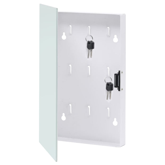 Casetă pentru chei cu tablă magnetică, alb, 30 x 20 x 4 cm WALTI