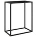 Masă consolă, negru, 60x35x75 cm, sticlă securizată - WALTI WALTI