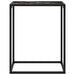 Masă consolă, negru, 60x35x75 cm, sticlă securizată - WALTI WALTI