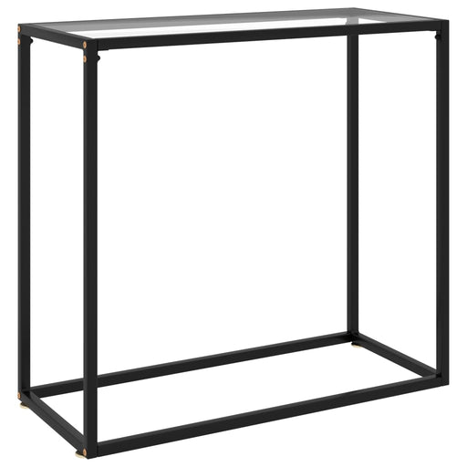 Masă consolă, transparent, 80x35x75 cm, sticlă securizată - WALTI WALTI