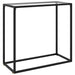 Masă consolă, transparent, 80x35x75 cm, sticlă securizată - WALTI WALTI