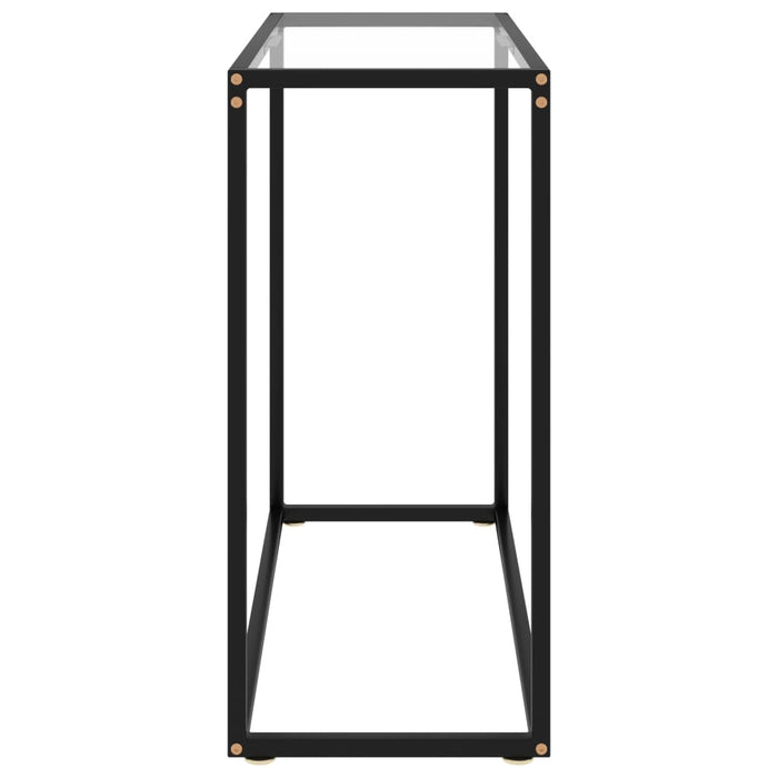 Masă consolă, transparent, 80x35x75 cm, sticlă securizată - WALTI WALTI