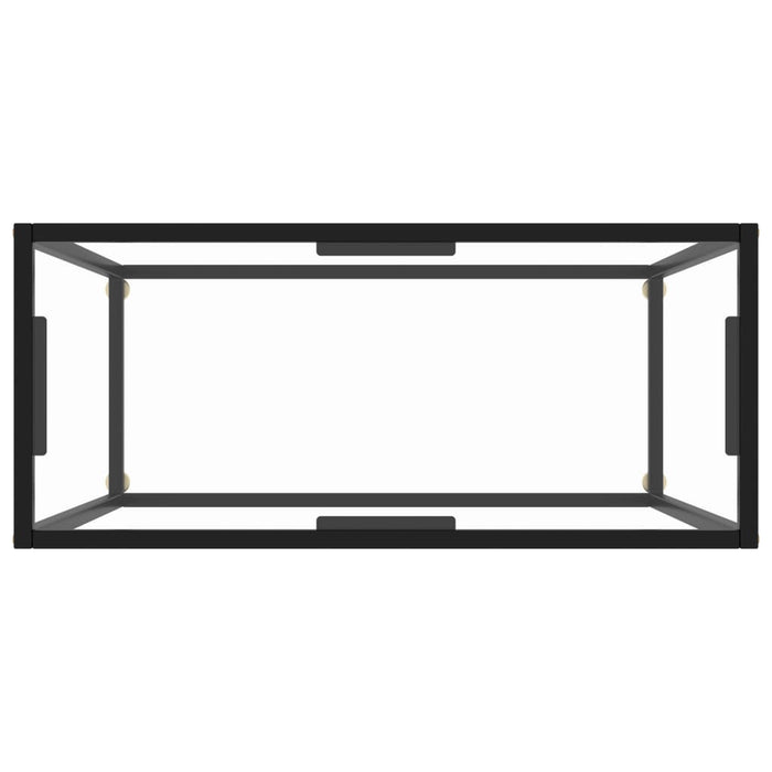 Masă consolă, transparent, 80x35x75 cm, sticlă securizată - WALTI WALTI