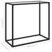 Masă consolă, transparent, 80x35x75 cm, sticlă securizată - WALTI WALTI