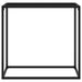 Masă consolă, negru, 80x35x75 cm, sticlă securizată - WALTI WALTI