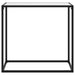 Masă consolă, alb, 80x35x75 cm, sticlă securizată - WALTI WALTI