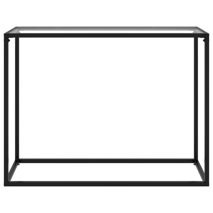 Masă consolă, transparent, 100x35x75 cm, sticlă securizată - WALTI WALTI