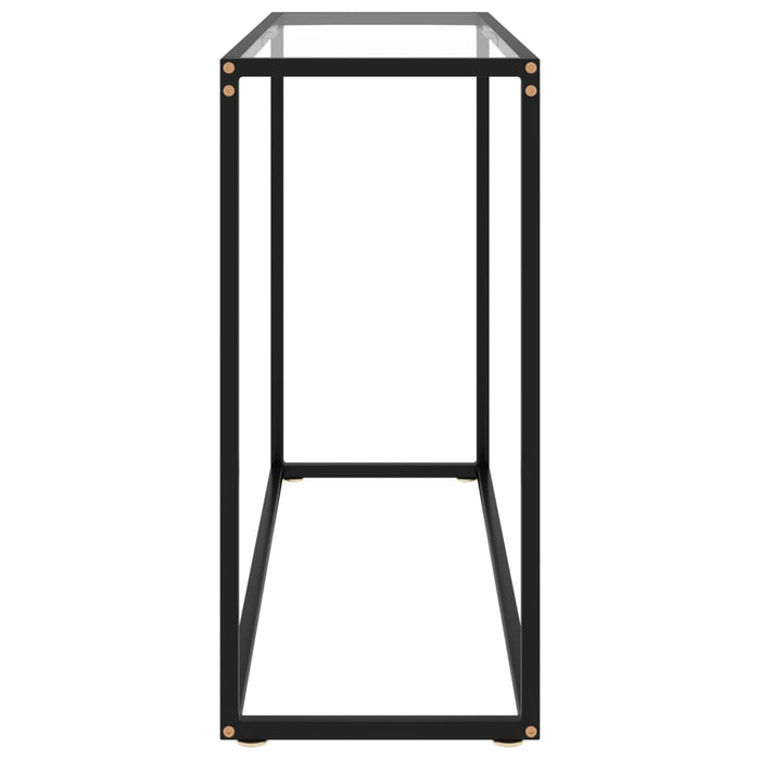 Masă consolă, transparent, 100x35x75 cm, sticlă securizată - WALTI WALTI