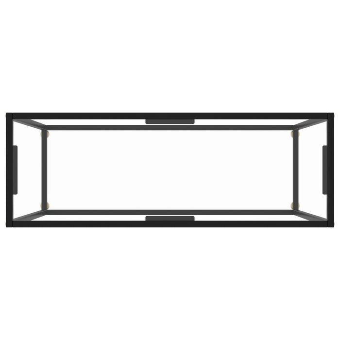 Masă consolă, transparent, 100x35x75 cm, sticlă securizată - WALTI WALTI